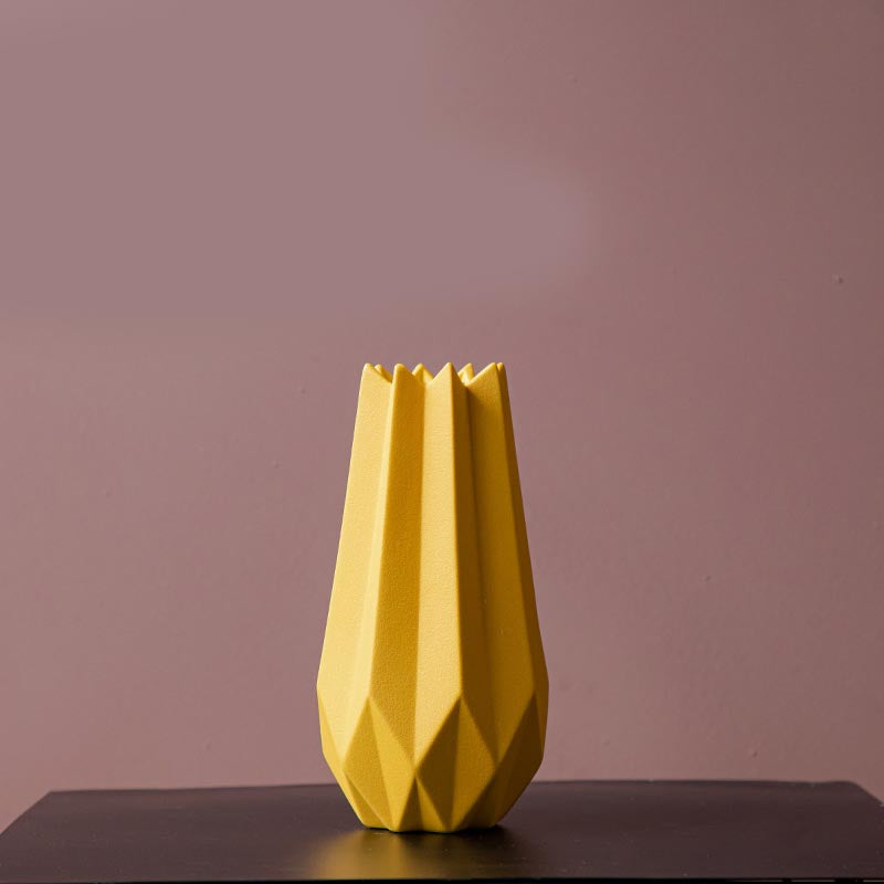 Ceramic Origami Vase Centerpiece