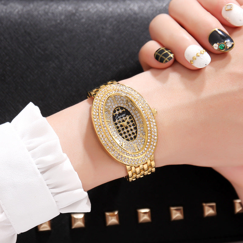Stunning Oval Shaped Timepiece