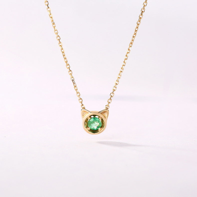 Smitten Kitten 14k Gold Necklace