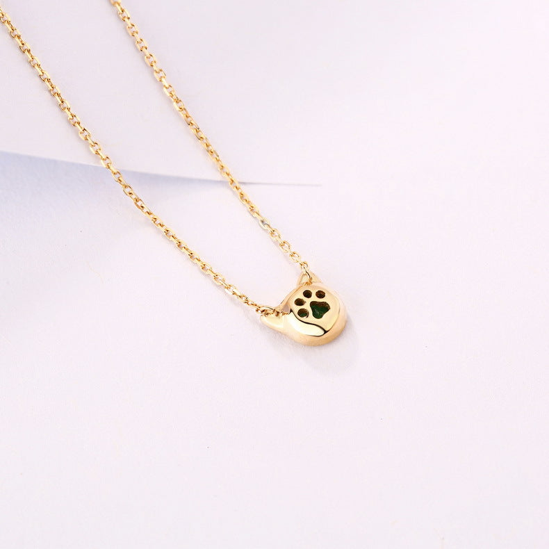 Smitten Kitten 14k Gold Necklace