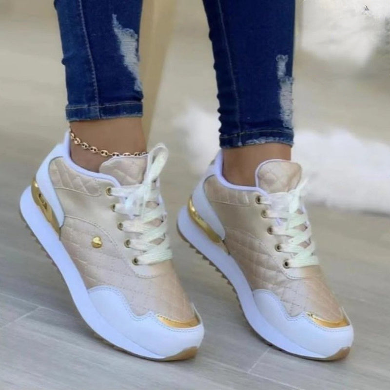 Love Me More Patchwork Sneakers
