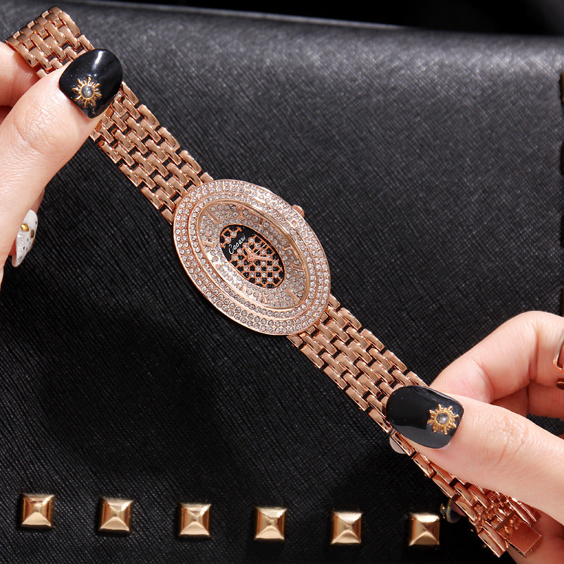 Stunning Oval Shaped Timepiece