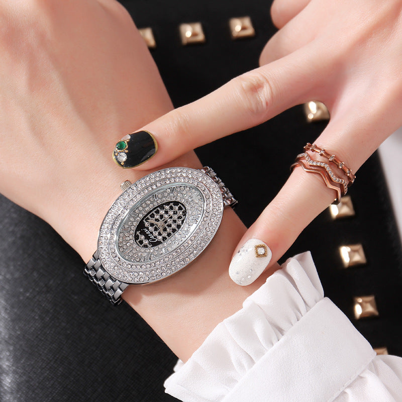 Stunning Oval Shaped Timepiece
