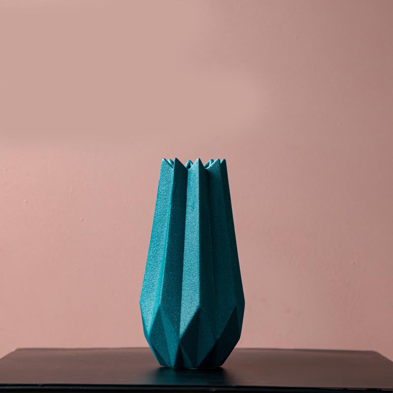 Ceramic Origami Vase Centerpiece