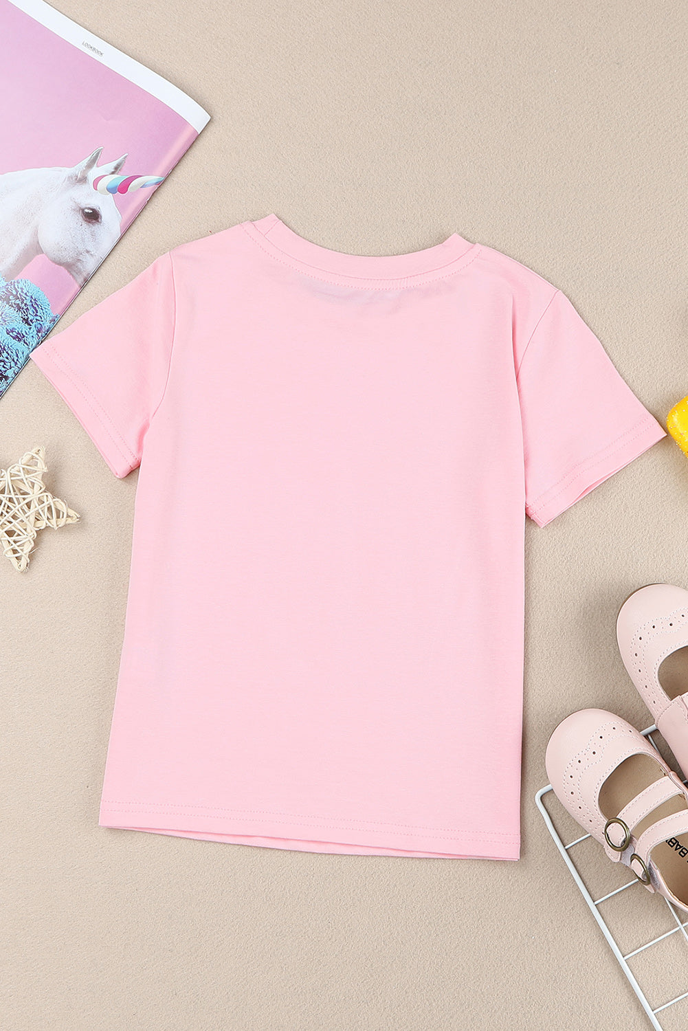 Girls Short Sleeve Crewneck T-Shirt