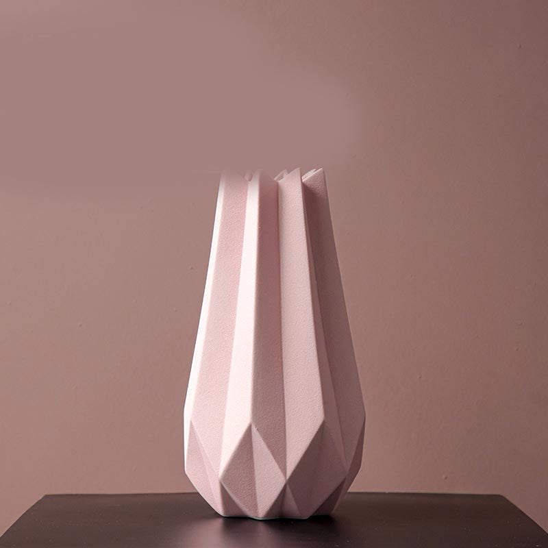 Ceramic Origami Vase Centerpiece
