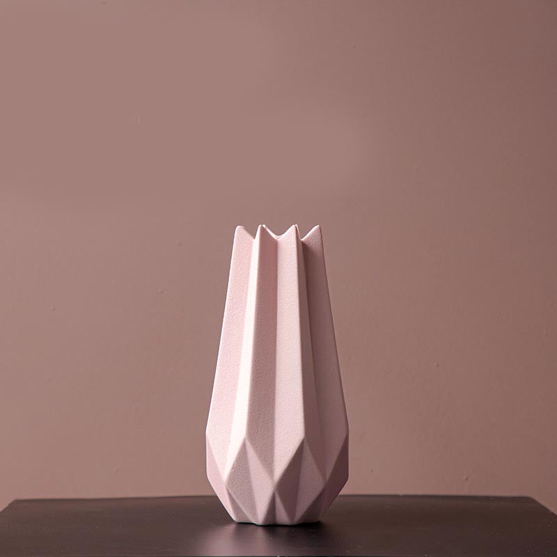 Ceramic Origami Vase Centerpiece