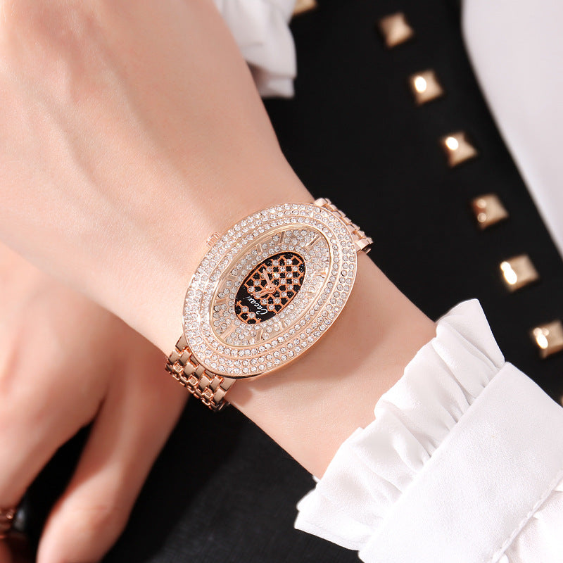 Stunning Oval Shaped Timepiece