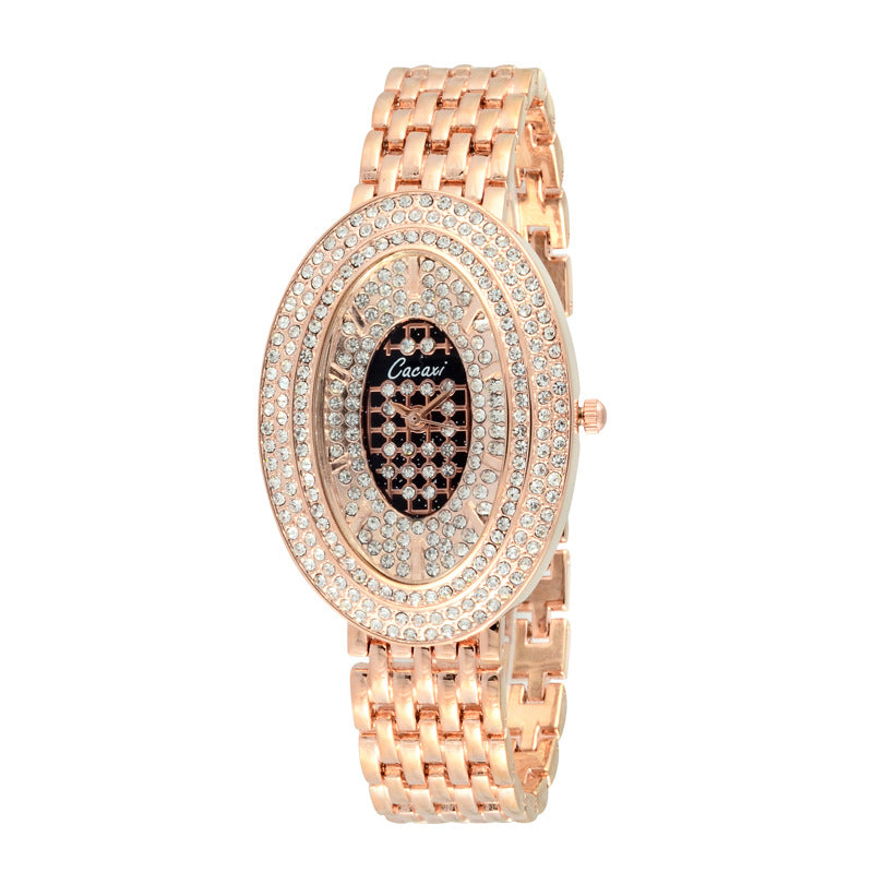 Stunning Oval Shaped Timepiece
