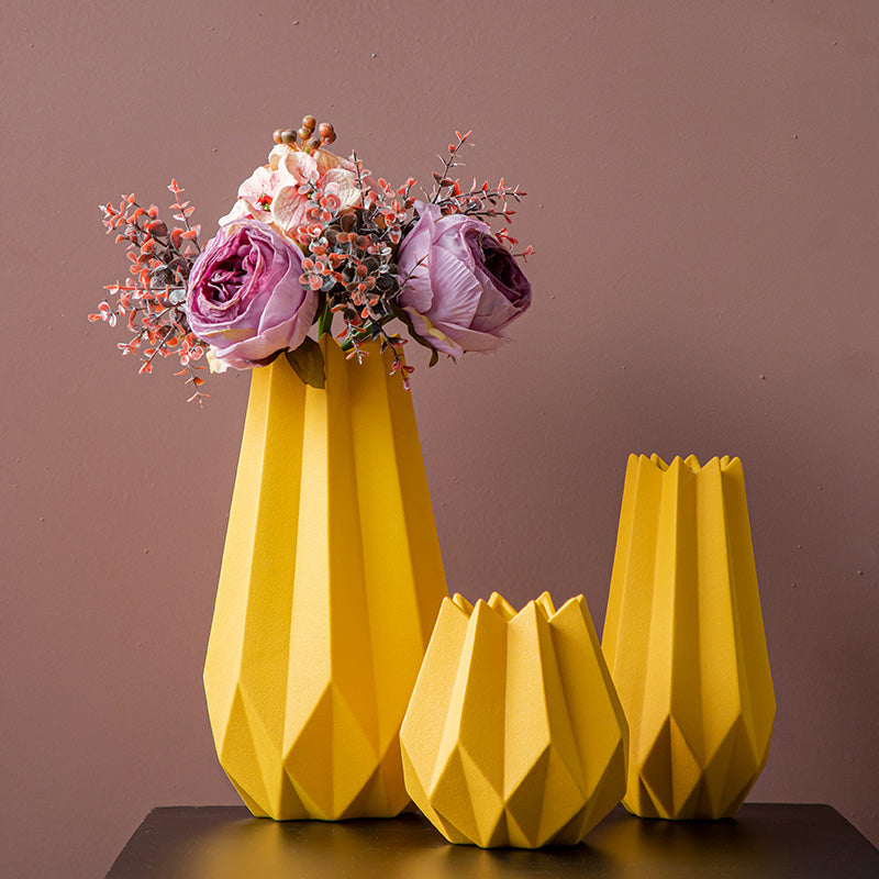 Ceramic Origami Vase Centerpiece